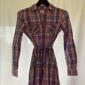 Levi’s Plaid shirt dress